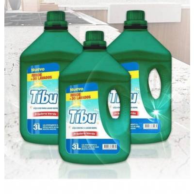 Tibu Jabon liquido x 3 LT botella Pradera