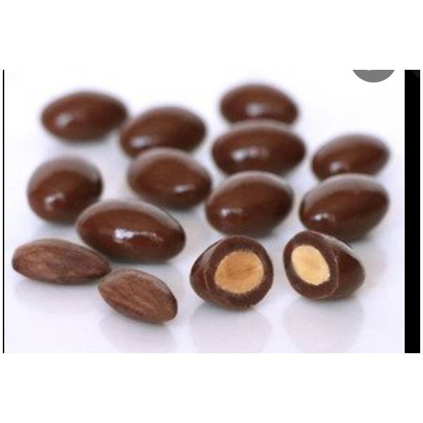 Almendras con chocolate semi amargos 100 gr